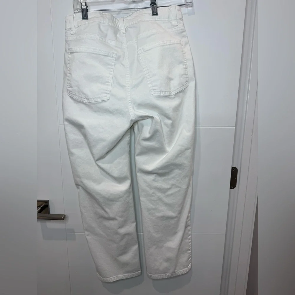 Eileen Fisher White Straight Leg Jeans size‎ 6